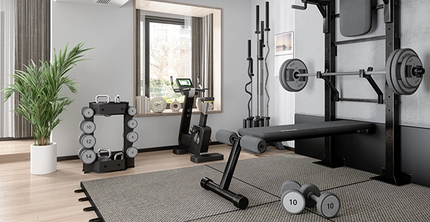 Home gym.