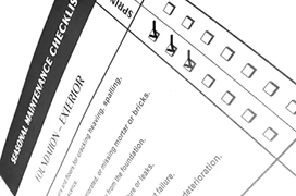 Checklist.