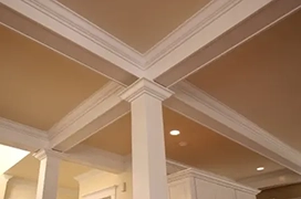 Ceiling molding design.