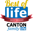 Best of Life 2022 Award, Canton Family Life badge.