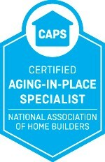 Certified Aging-in-Place Specialist badge from the National Association of Home Builders.