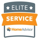 Home Advisor elite service badge.