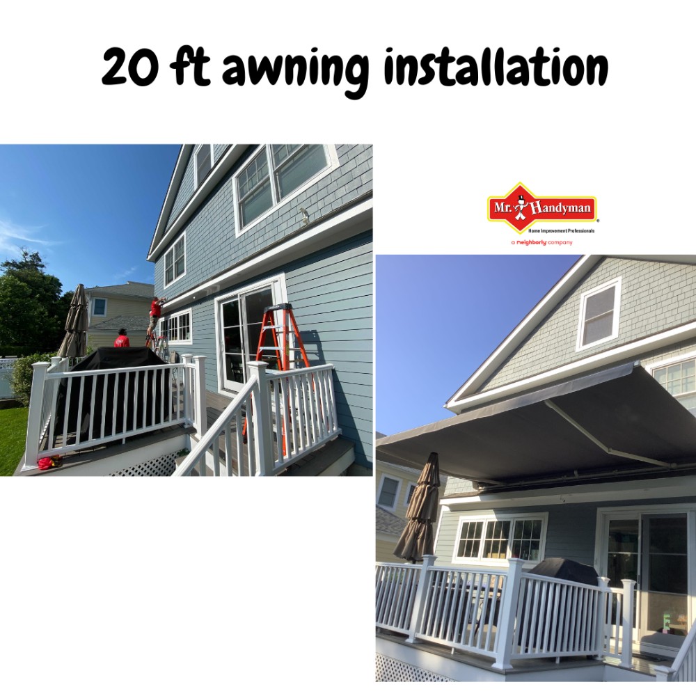 20 ft Awning Installation