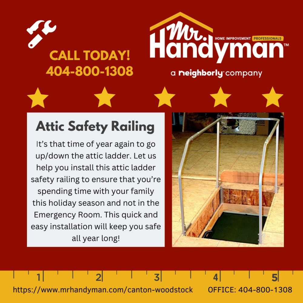 Attic Safety Railing