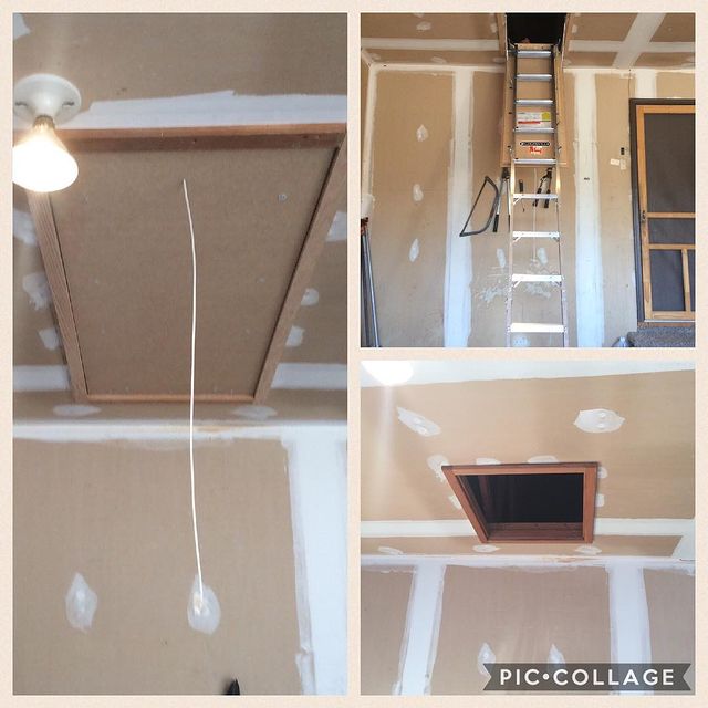 Attic stair installation