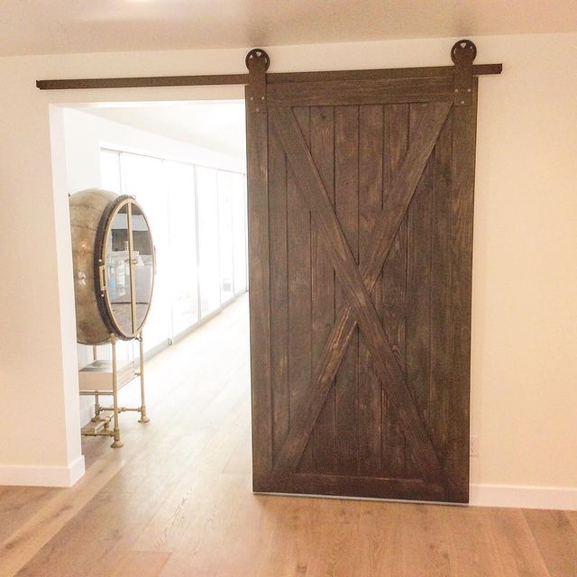 Barn Door inside house.
