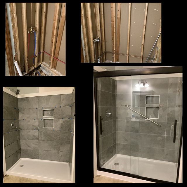 Bathroom and shower remodel.