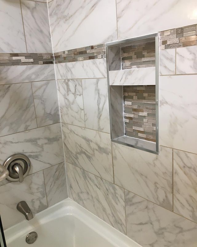 Bathroom tiling