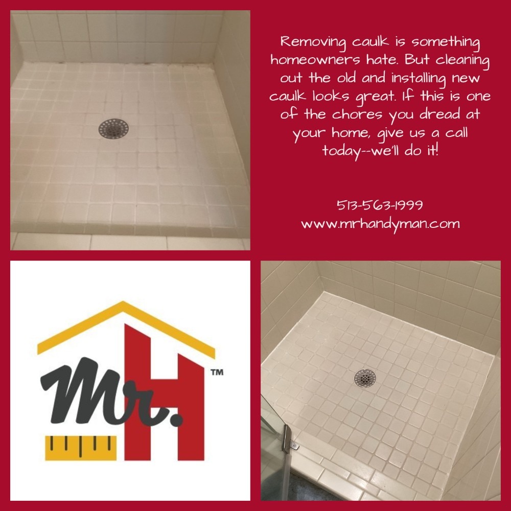 Removing old caulk and installing new is one of the chores homeowners typically can't stand to do themselves. If that's YOU, don't wait...give us a call, and we'll take it off your to-do list for you!