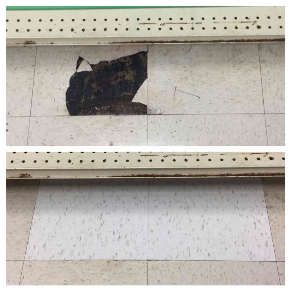 Commercial Floor Tile Repair