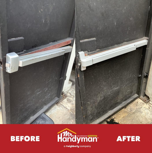 Commercial Push Bar Replacement
