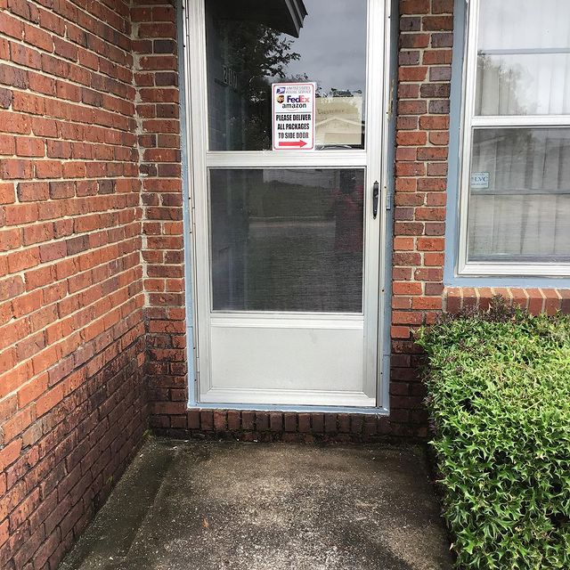 Completed rotted door trim and screen door repair.