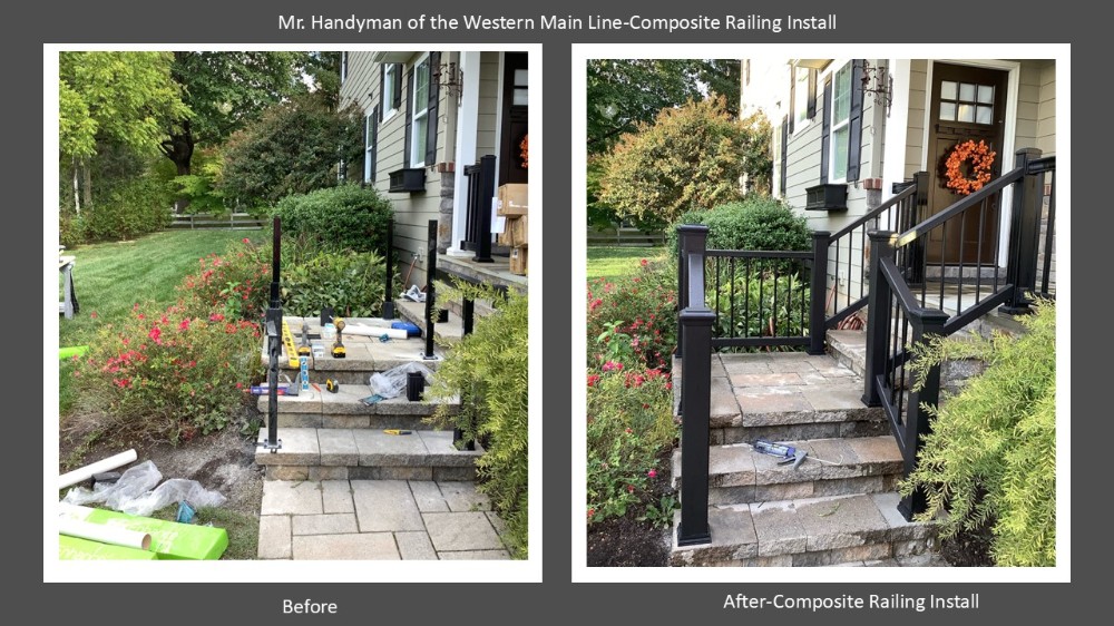 Composite Railing Install Berwyn, Pa Chester County, Pa