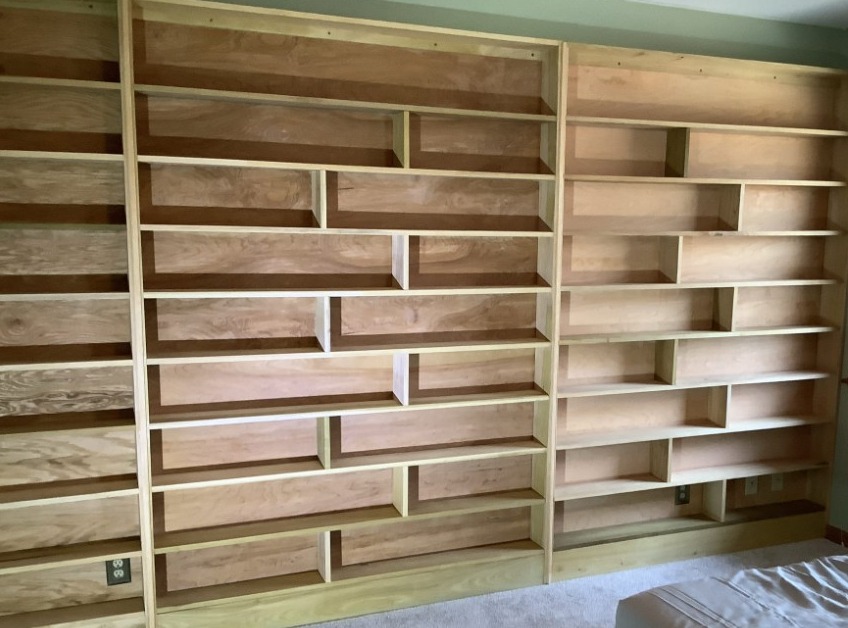 Custom Built-in Bookshelves