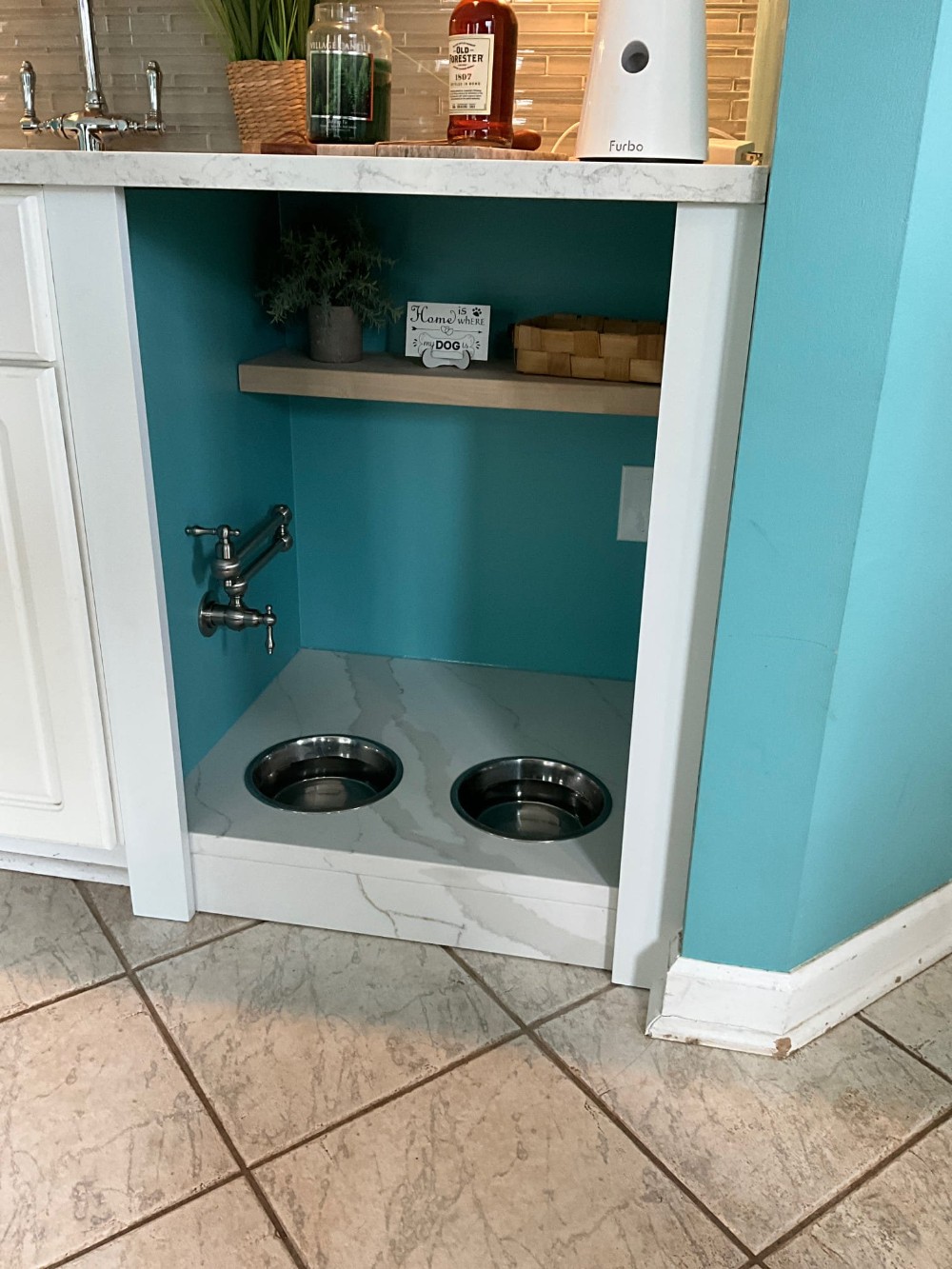 Dog Bowl Cabinet