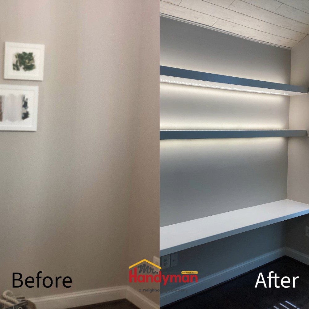 Custom Made Desk & Shelves Vienna, VA