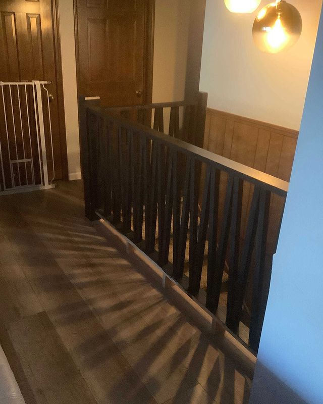 Custom handrail with gate in East Grand Rapids, MI
