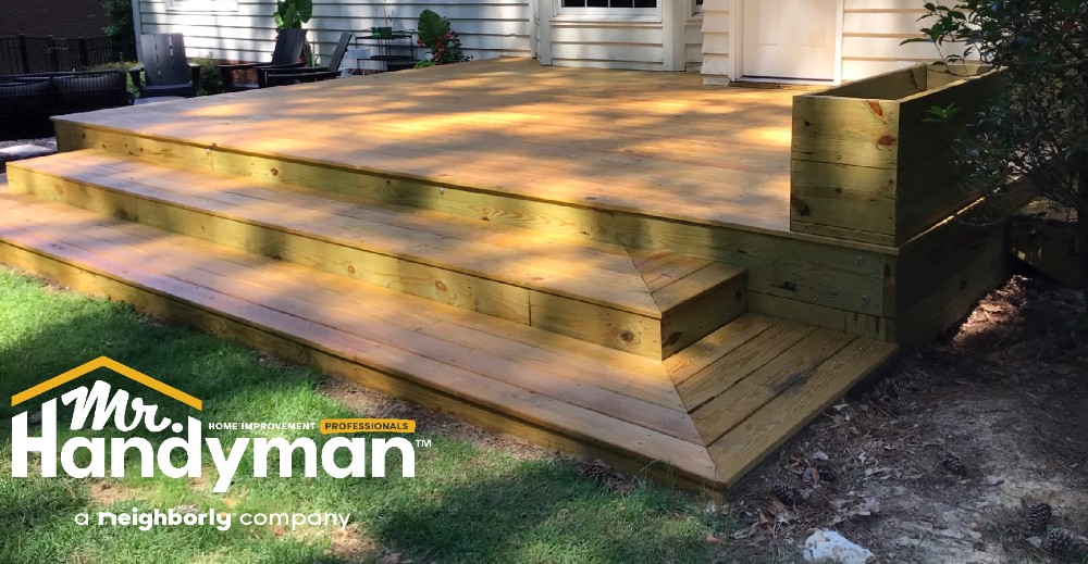 DECK STAIN AND DECK REPAIR mr handyman birmingham