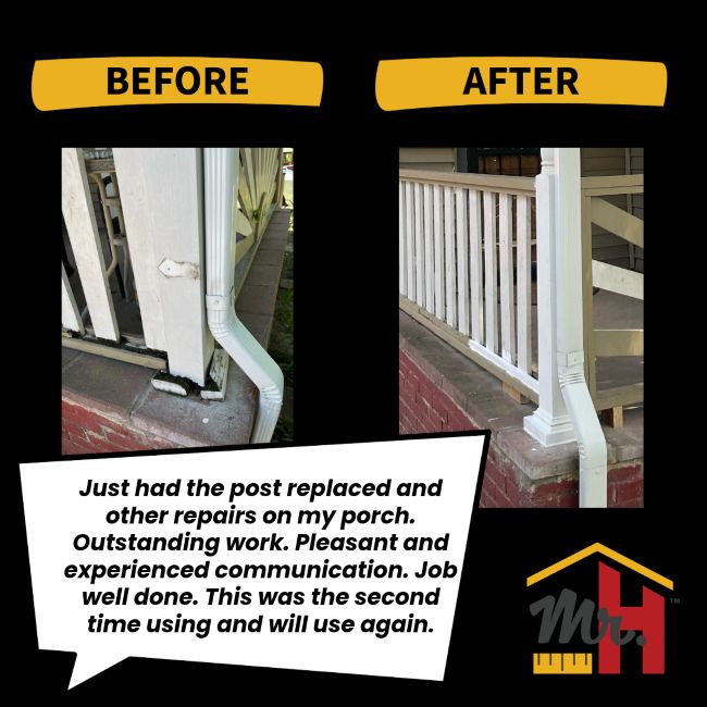 Deck Post Repair