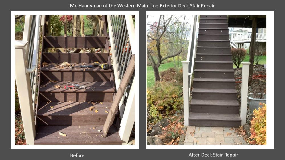 Deck Stair Repair Paoli, Pa Chester County
