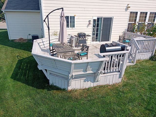 Deck before.