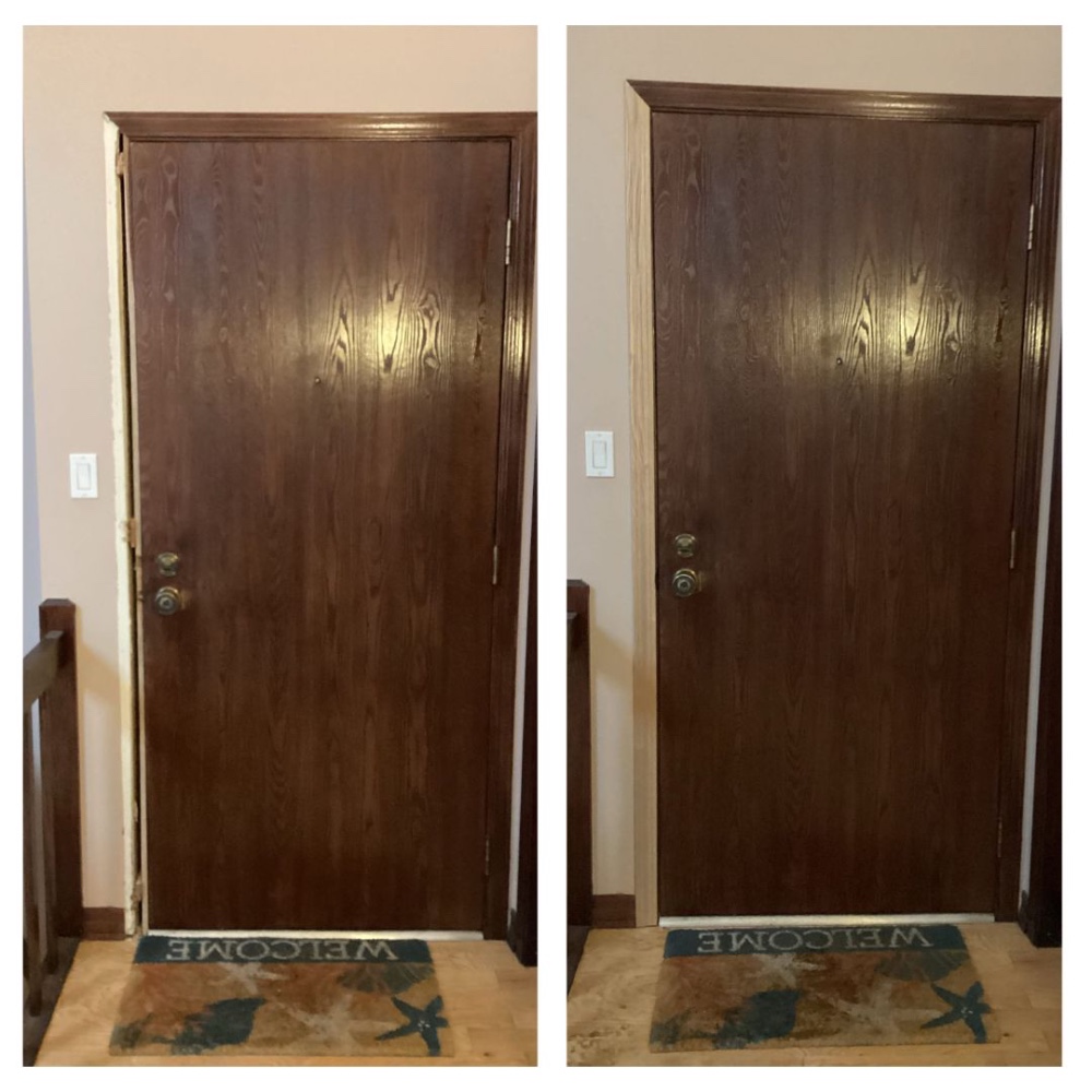 Door Repair Before and After