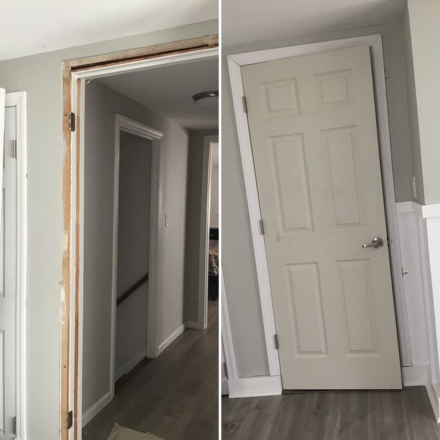 Door fixing of an old house