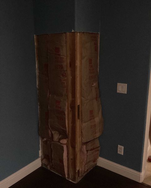 Drywall repair.