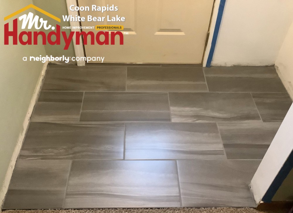 Entryway Tile Installation