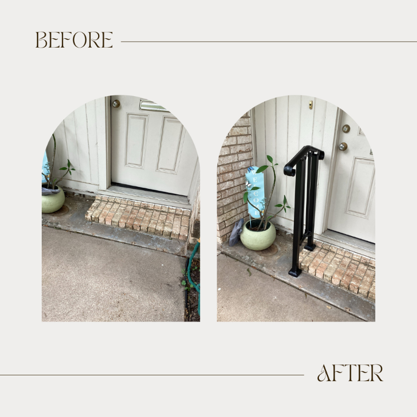 Exterior Handrail Installation