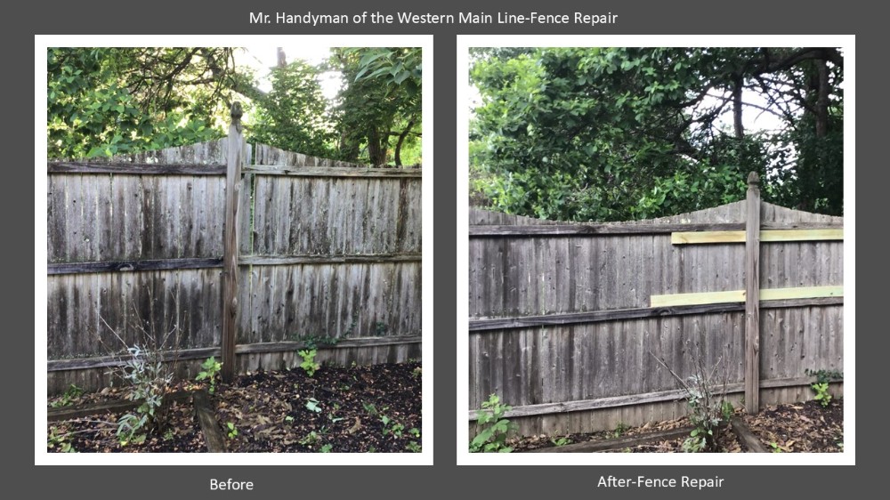 Fence Repair Wayne, Pa Chester County