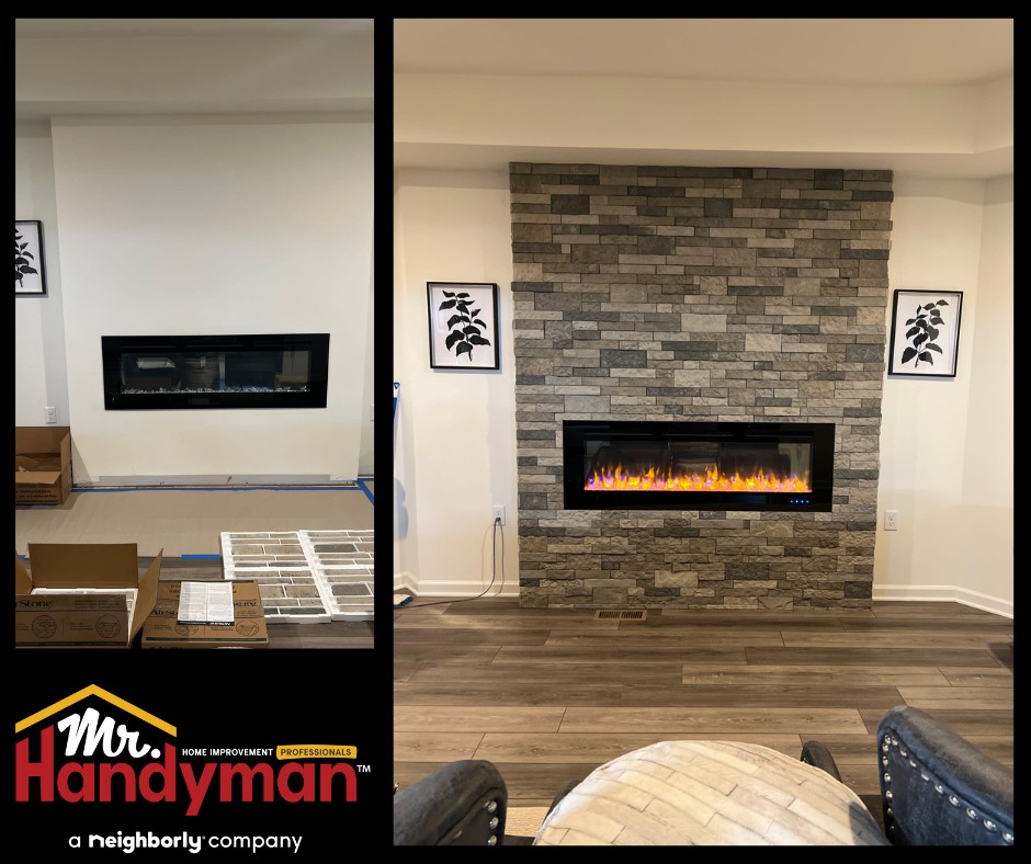 Fireplace Surround Stone Installation