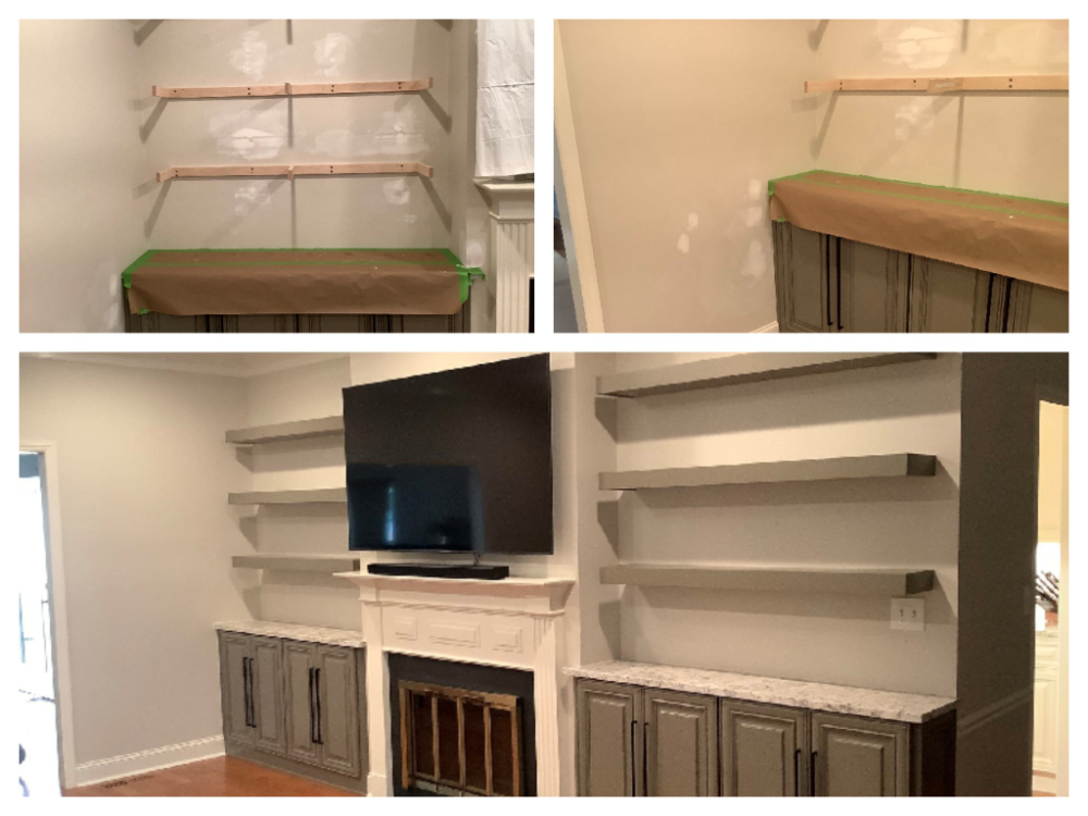 custom shelves