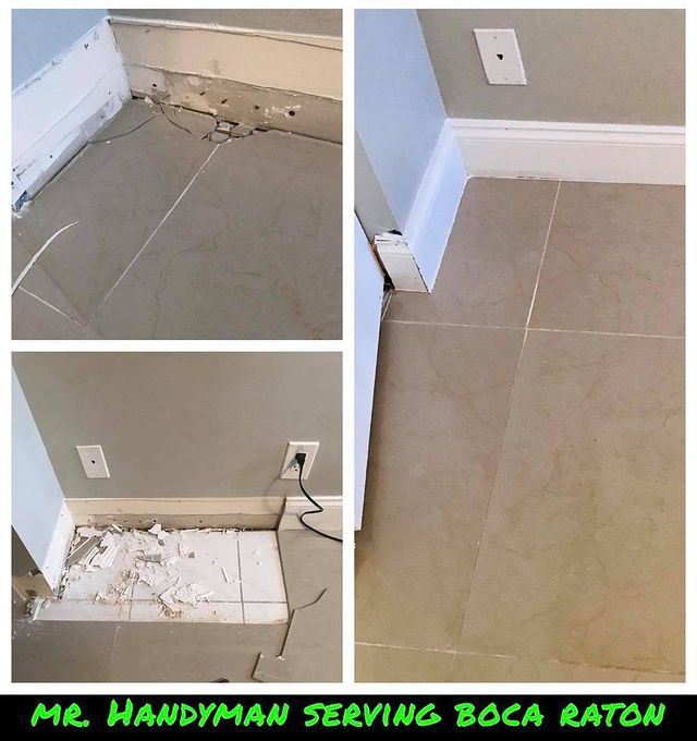 Replaced with new tile