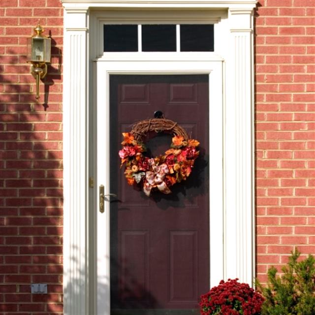 Front door.