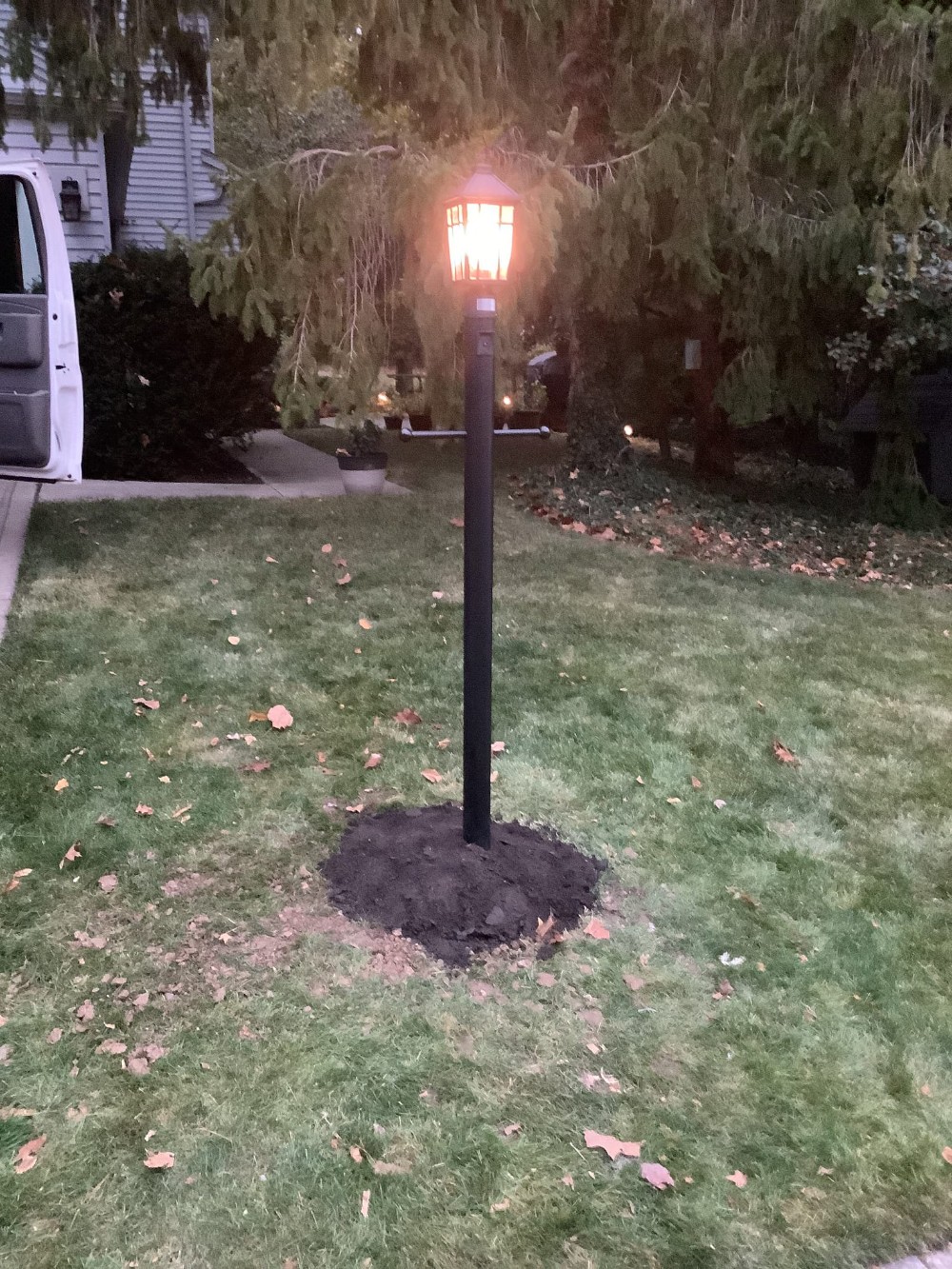New lamp post
