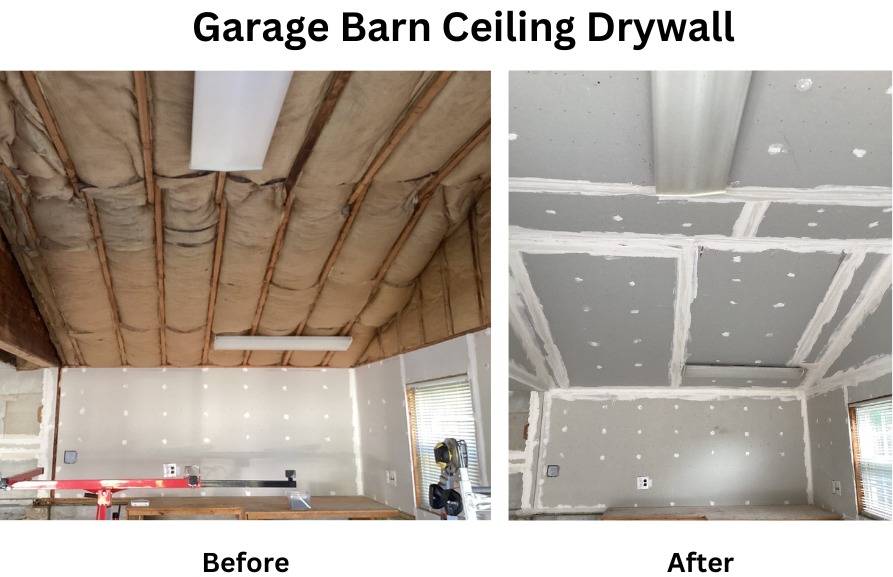 Garage Barn Ceiling Drywall