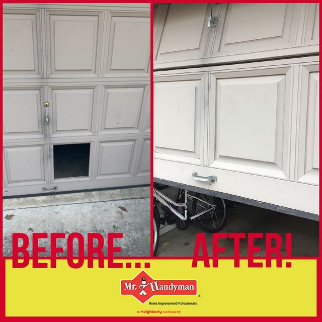 Garage door repair