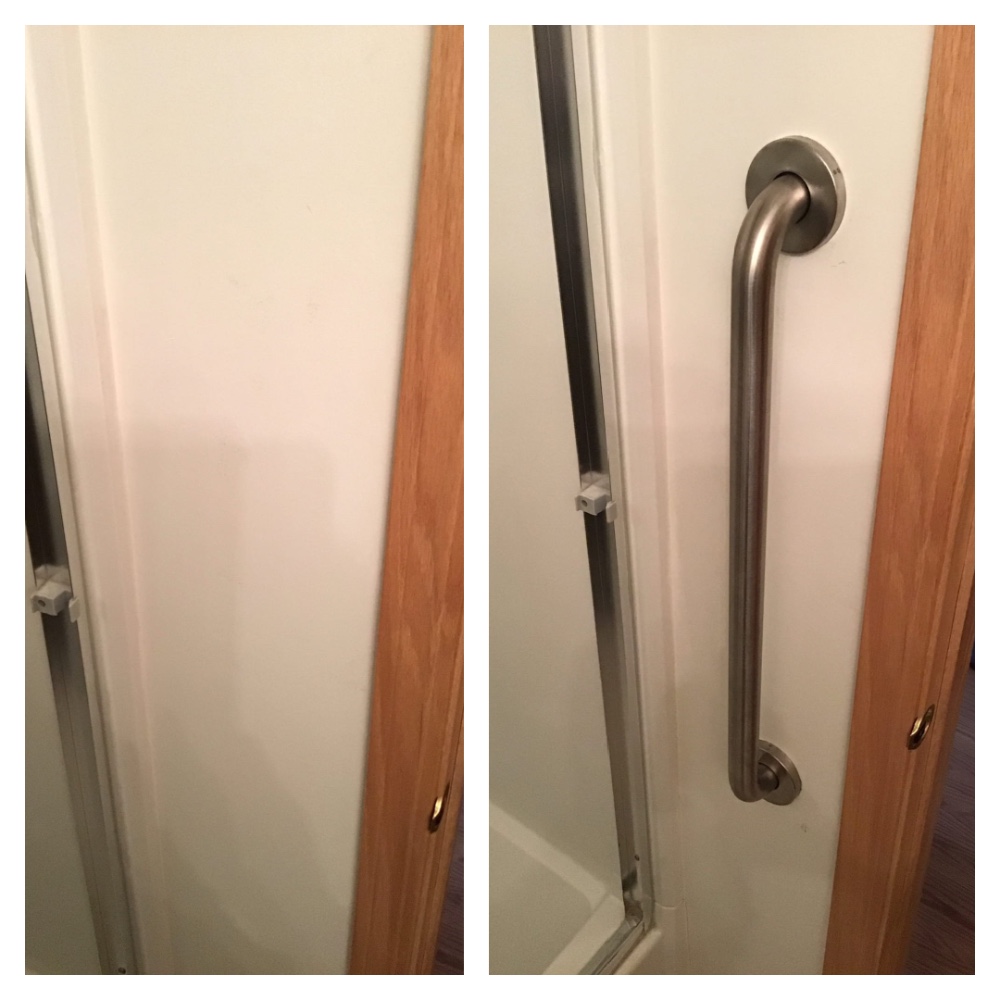 Grab bar installation