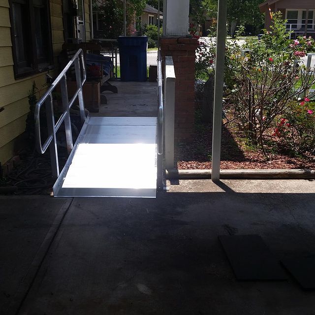 Install 16 ft long Aluminium ramp