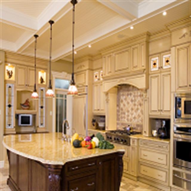 Install new vanity and cabinets in your kitchen.