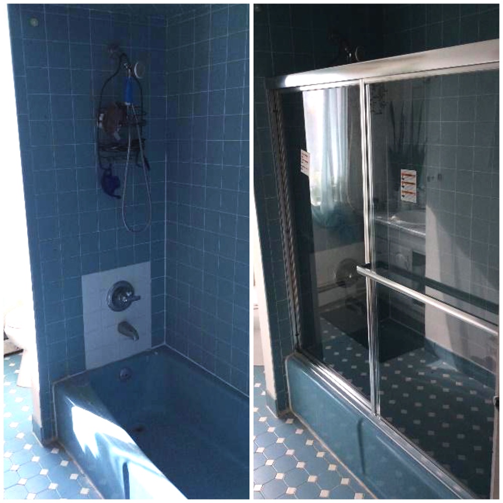 Install shower door in Brookfield