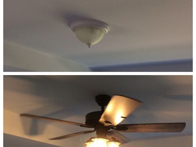 Installing a ceiling