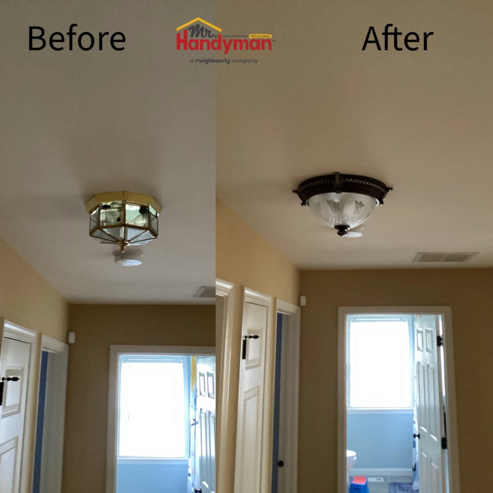 Interior Light Fixture Replacement Fairfax, VA