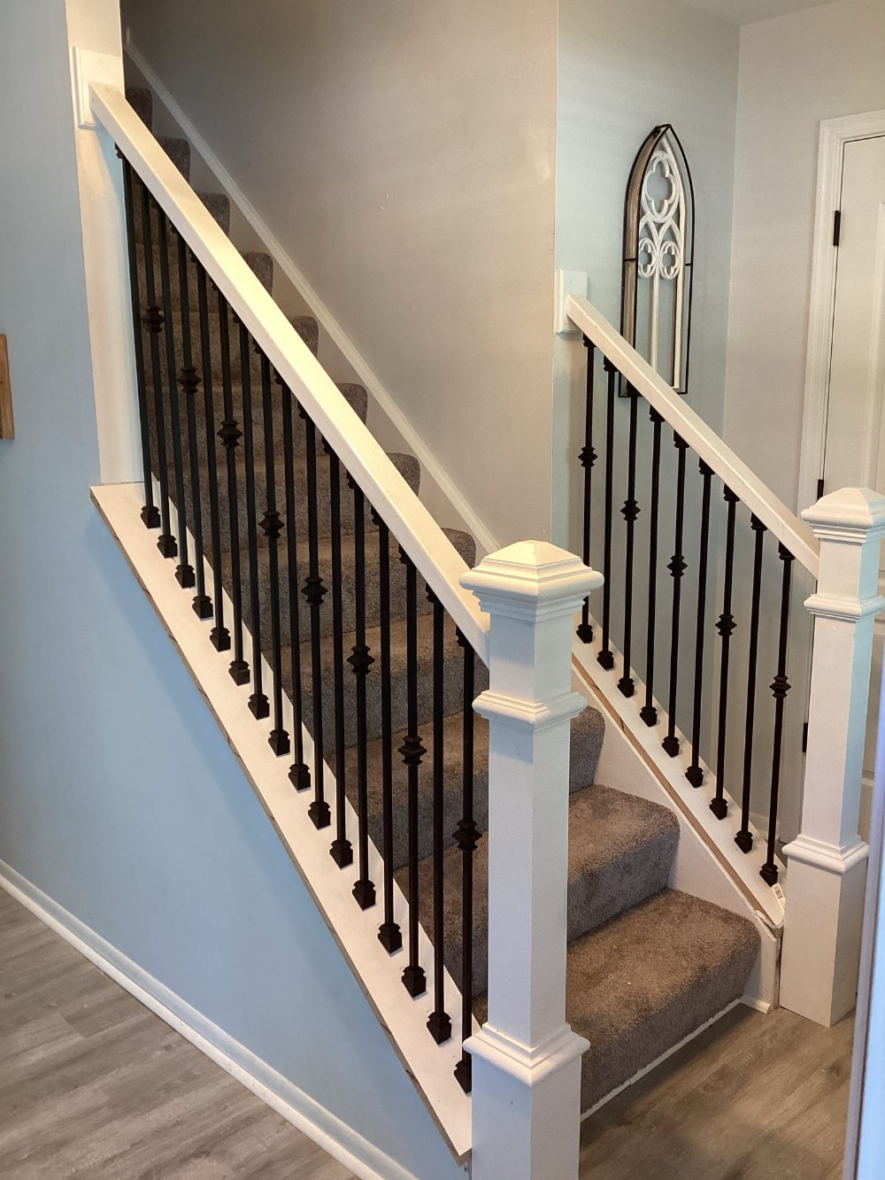 Iron Railing on Staircase