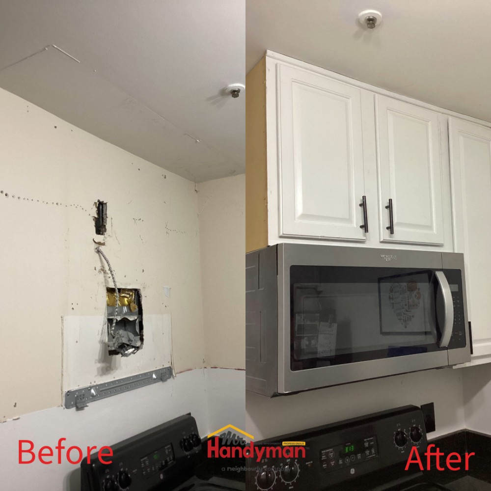 Kitchen Cabinet & Microwave Installation Hamilton, VA