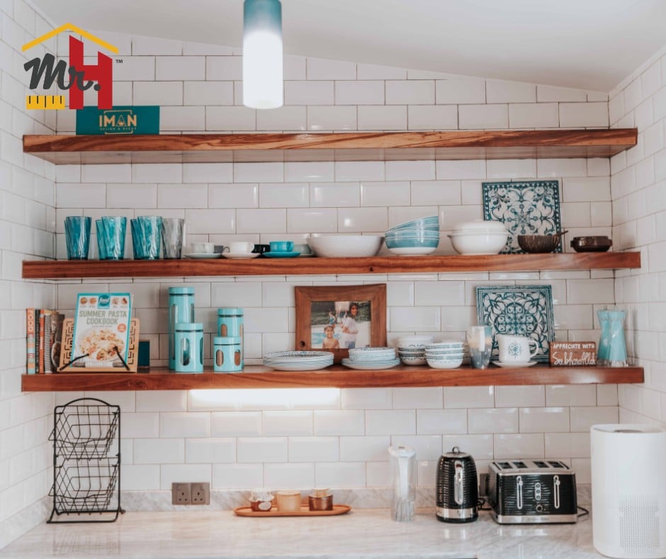 Install Kitchen Shelves