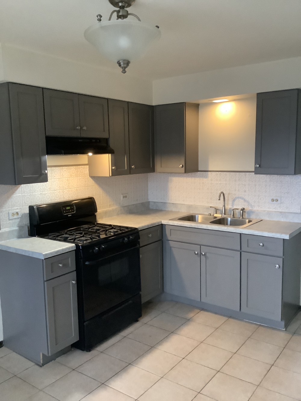 Kitchen cabinets.