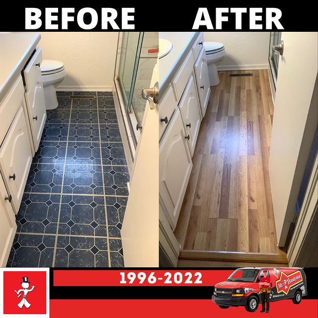 Laminate tiling installation