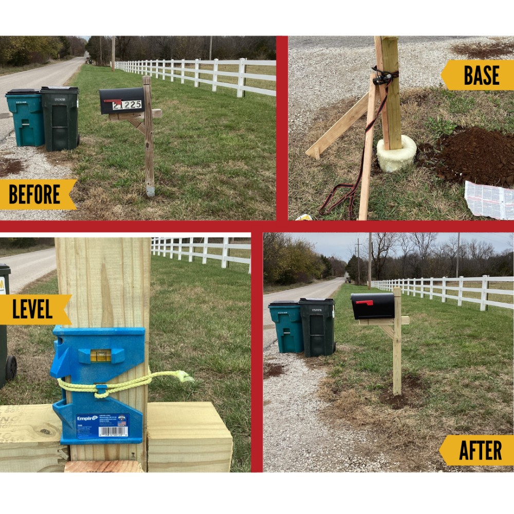 Mailbox and post replacement in Spring Hill